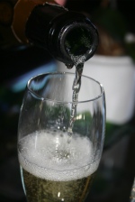 champagne pouring